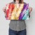 Poster metal Colour feathers gift