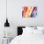 Poster metal Colour feathers gift