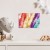 Poster metal Colour feathers gift
