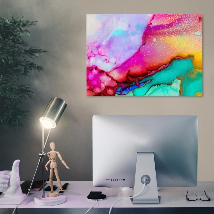 Poster metal Colourful abstract gift
