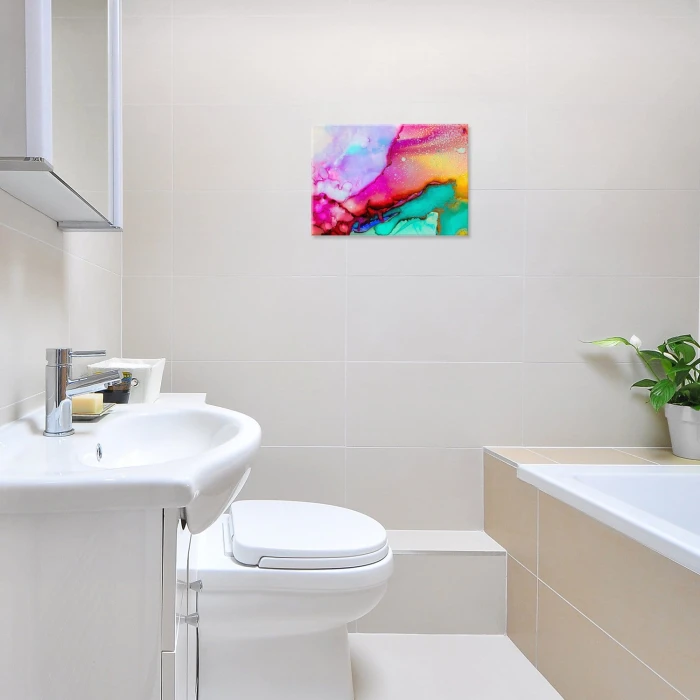 Plakat metalowy Colourful abstract Prezent