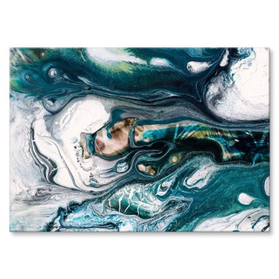 Plakat metalowy Jade Abstract Prezent