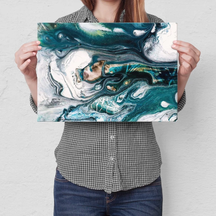 Poster metal Jade Abstract gift
