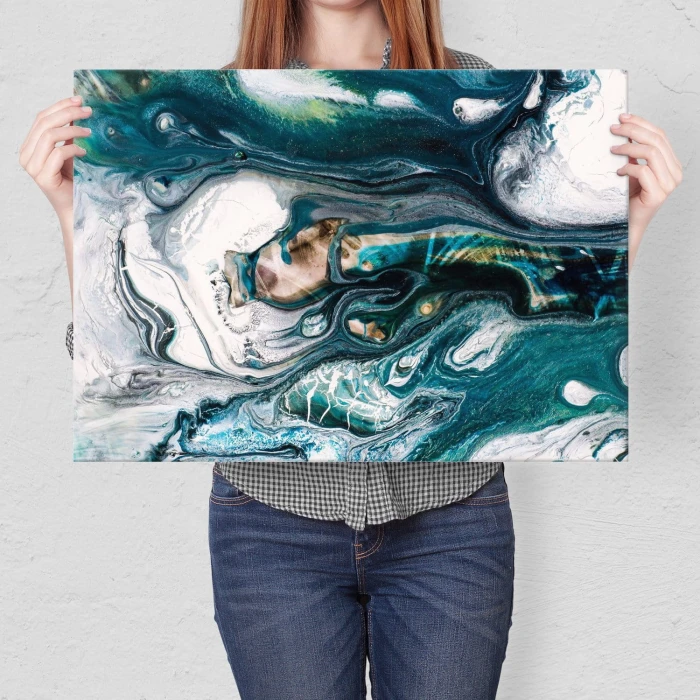 Poster metal Jade Abstract gift