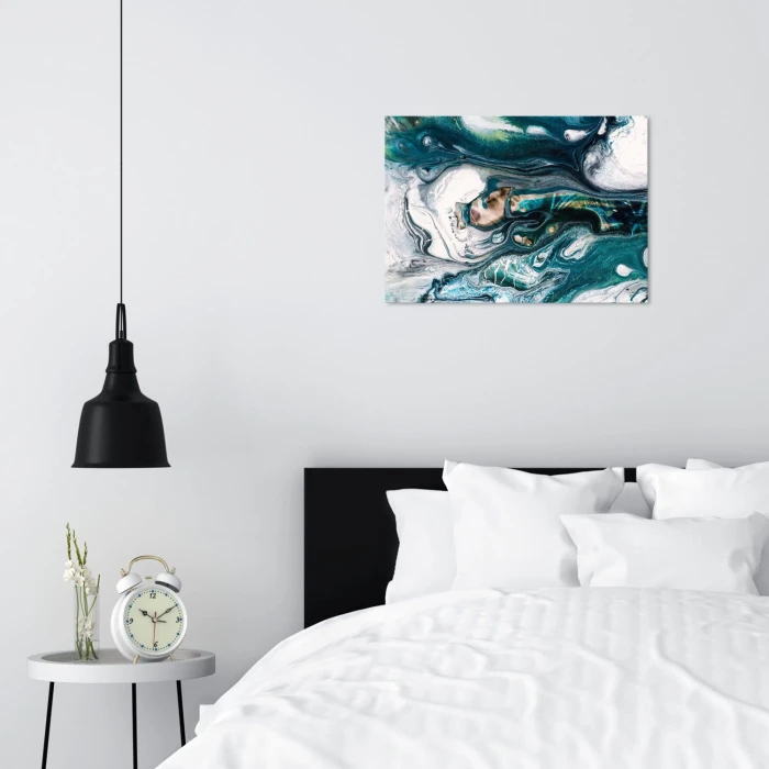 Plakat metalowy Jade Abstract Prezent