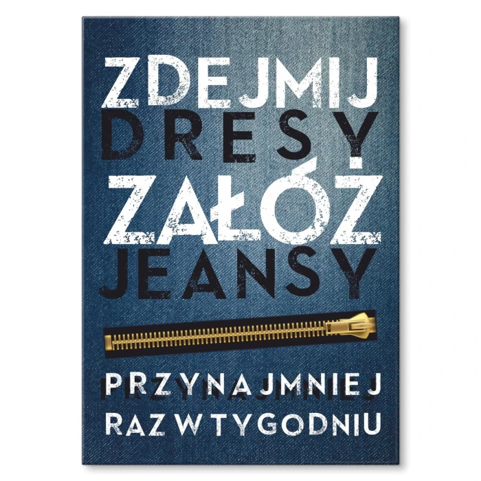 Poster metal Zdejmij dresy gift