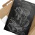 Poster metal Grand piano instrument slate gift