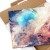 Poster metal Colourful space gift