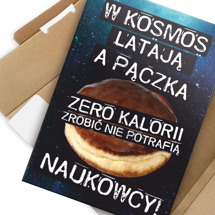 Plakat metalowy W kosmos latają Prezent
