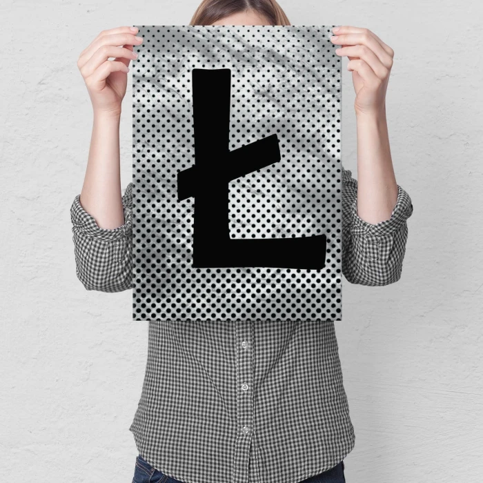 Plakat metalowy Litera Ł Prezent