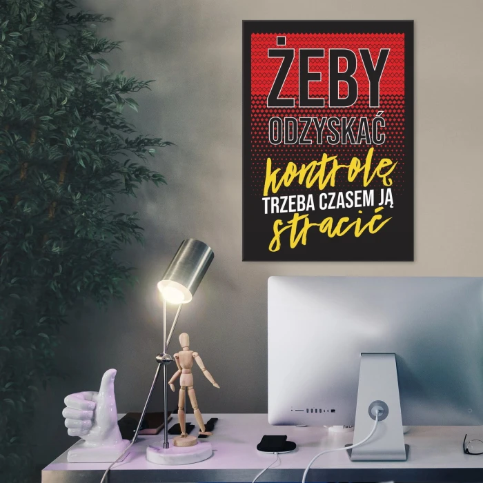 Plakat metalowy Żeby odzyskać Prezent