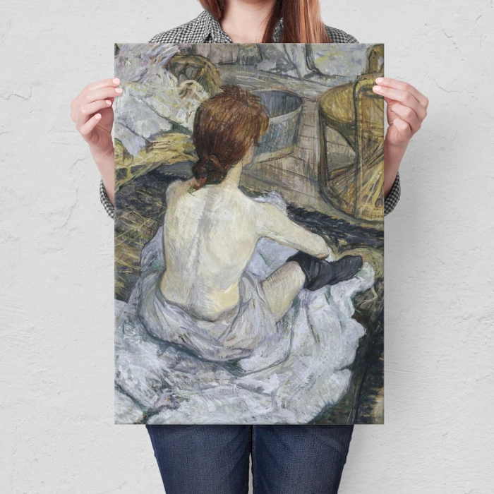 Plakat metalowy Lautrec Kobieta Prezent