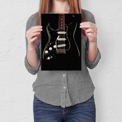 Plakat metalowy Gitara Prezent