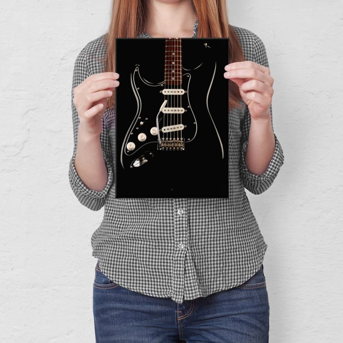 Plakat metalowy Gitara Prezent