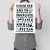 Poster metal Ciesz się - na gift gift