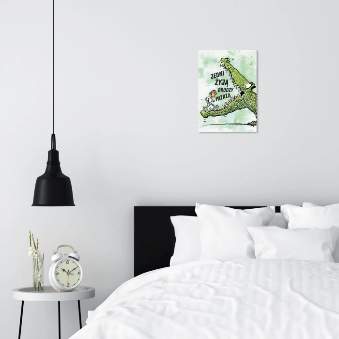 Plakat metalowy Jedni żyją Prezent