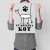 Poster metal tu mieszka kot gift