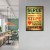 Plakat metalowy serce do pracy Prezent