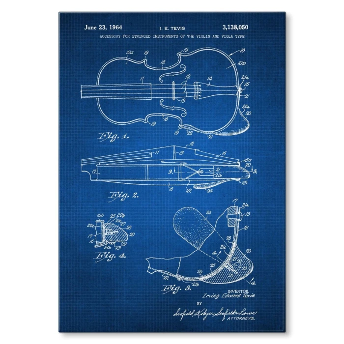 Poster metal Violin instrument Tech gift