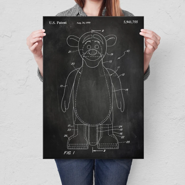 Poster metal Tiger toy Slate gift