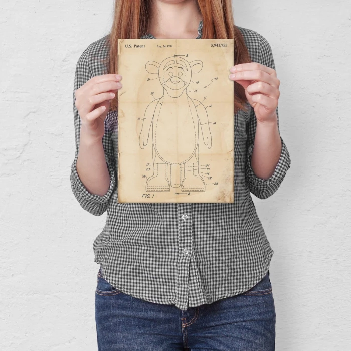 Poster metal Tiger toy Retro gift