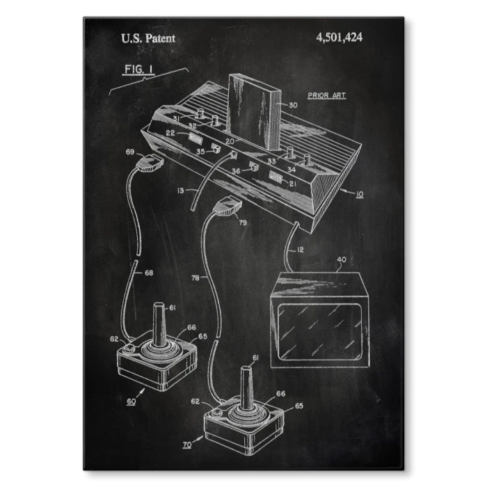 Poster metal Game Console Slate gift