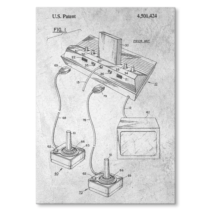 Poster metal Game Console Stone gift