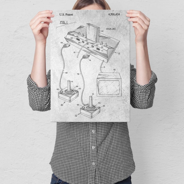 Poster metal Game Console Stone gift