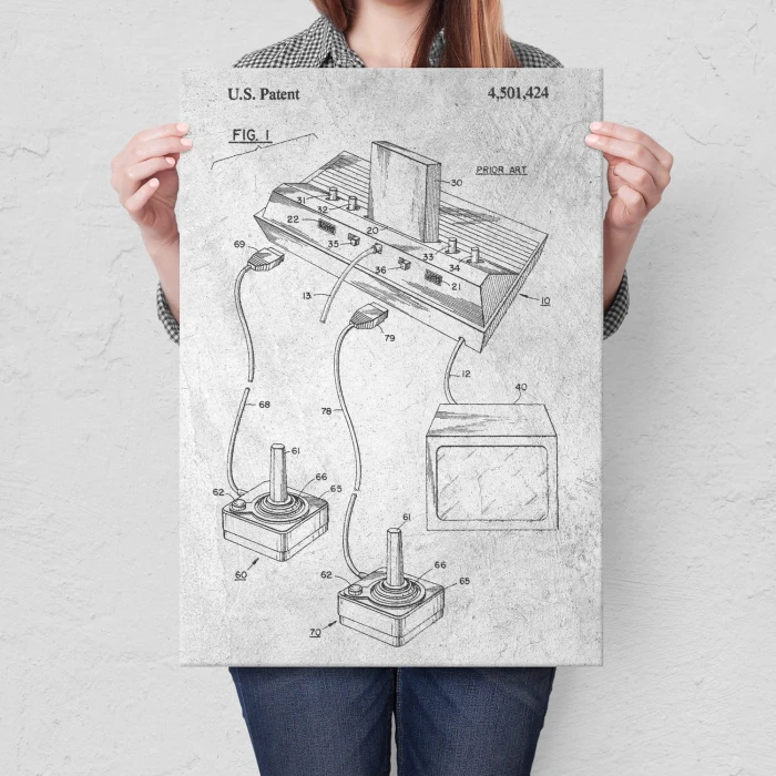 Poster metal Game Console Stone gift