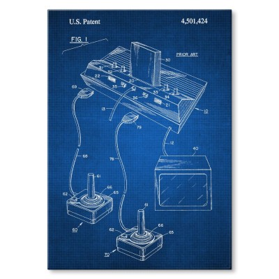 Poster metal Game Console Tech gift