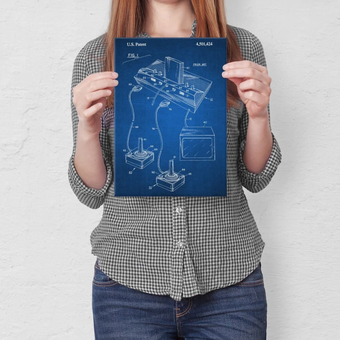 Poster metal Game Console Tech gift