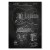 Poster metal Guitar tremolo Slate gift