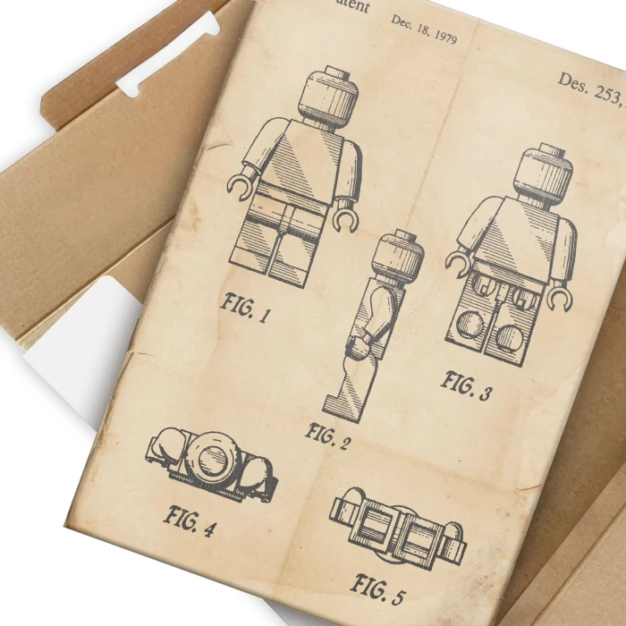 Poster metal Bricks Lego Retro gift