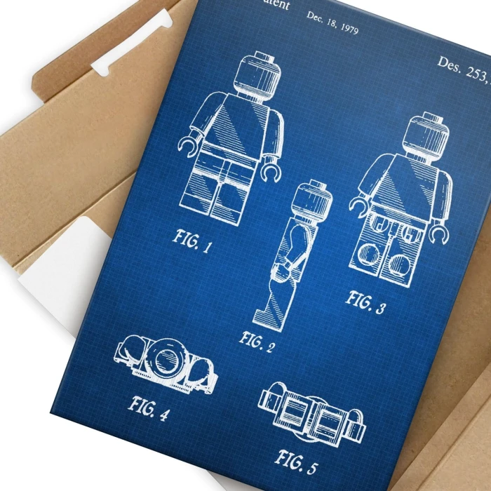 Poster metal Bricks Lego Tech gift