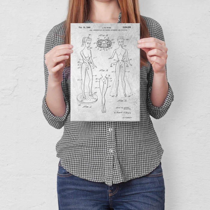 Poster metal Barbie Doll Stone gift