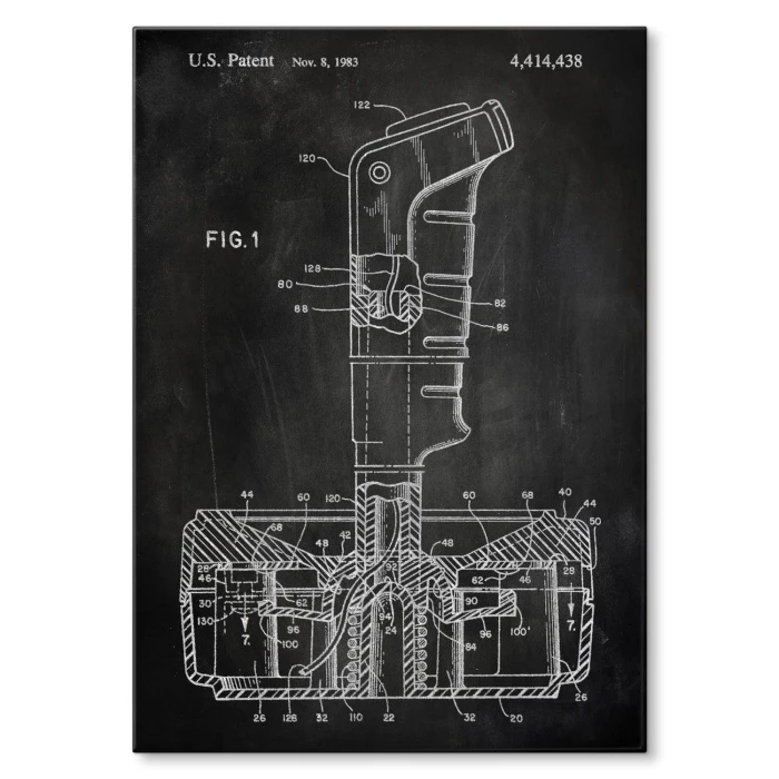 Plakat metalowy Joystick Game Slate Prezent