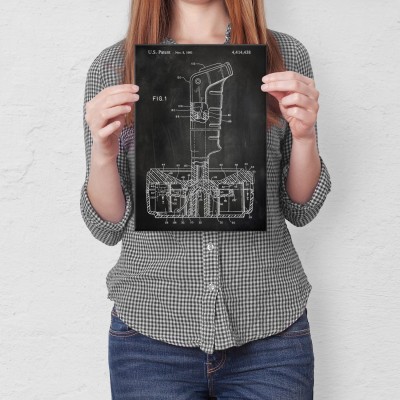 Plakat metalowy Joystick Game Slate Prezent