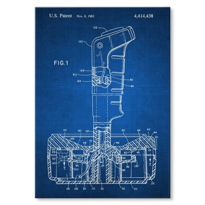 Plakat metalowy Joystick Game Tech Prezent