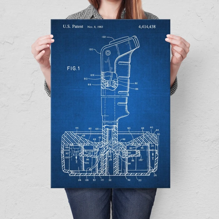 Plakat metalowy Joystick Game Tech Prezent