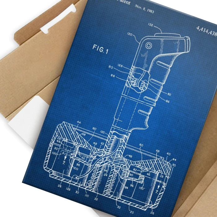 Poster metal Joystick Game Tech gift