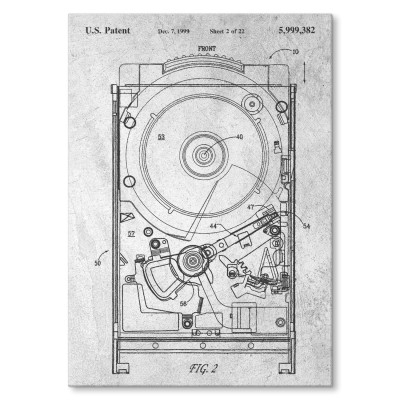 Poster metal HDD Computer Stone gift
