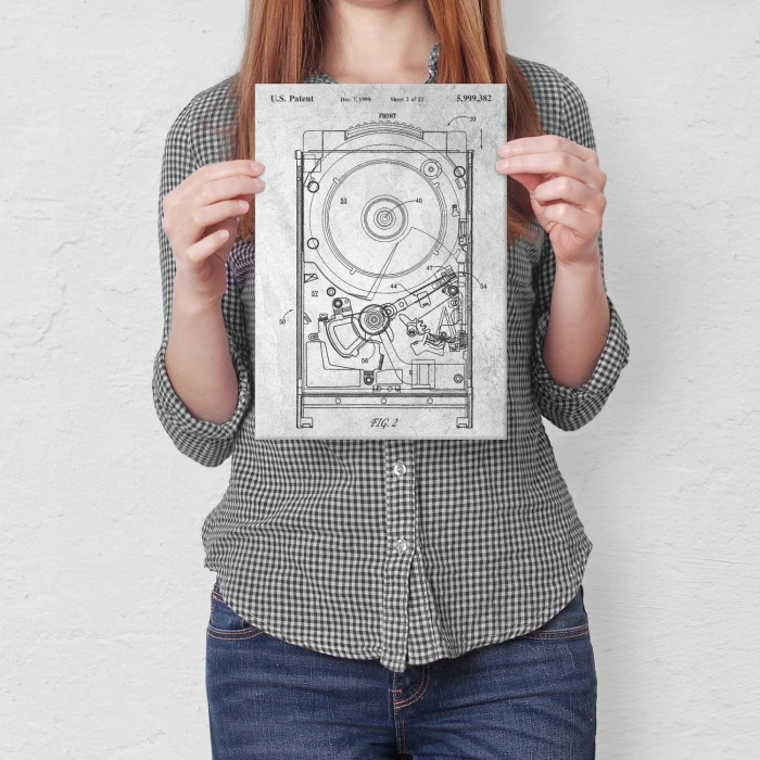 Poster metal HDD Computer Stone gift