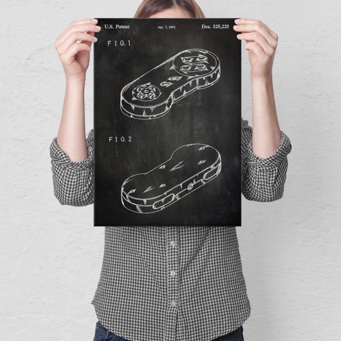 Poster metal Gamepad Slate gift