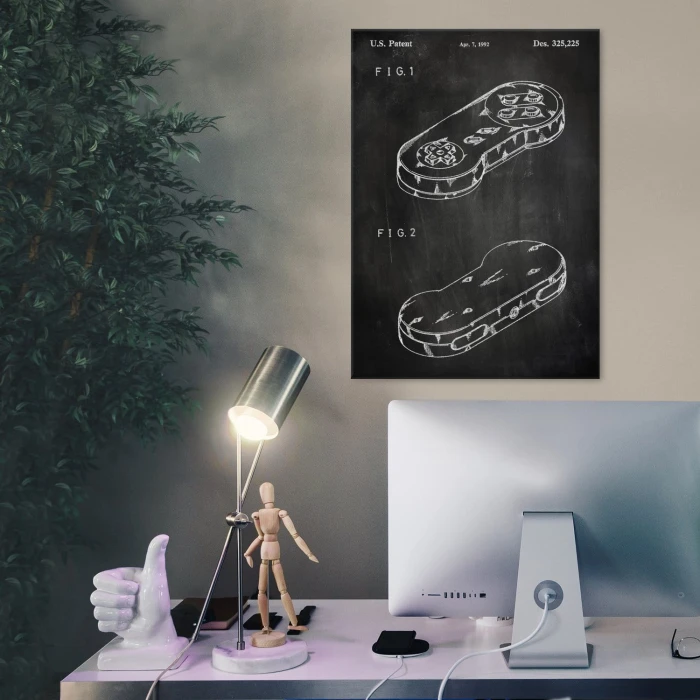 Poster metal Gamepad Slate gift