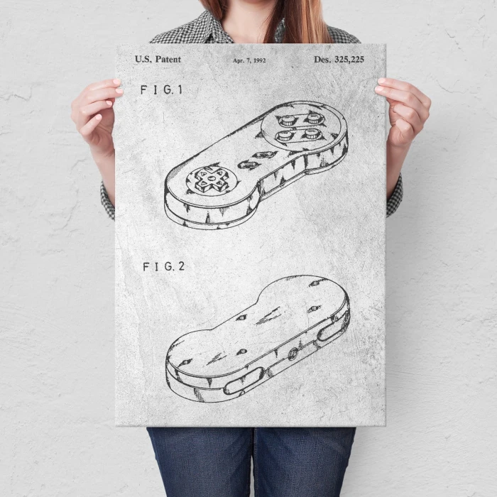 Poster metal Gamepad Stone gift