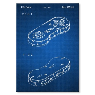 Poster metal Gamepad Tech gift