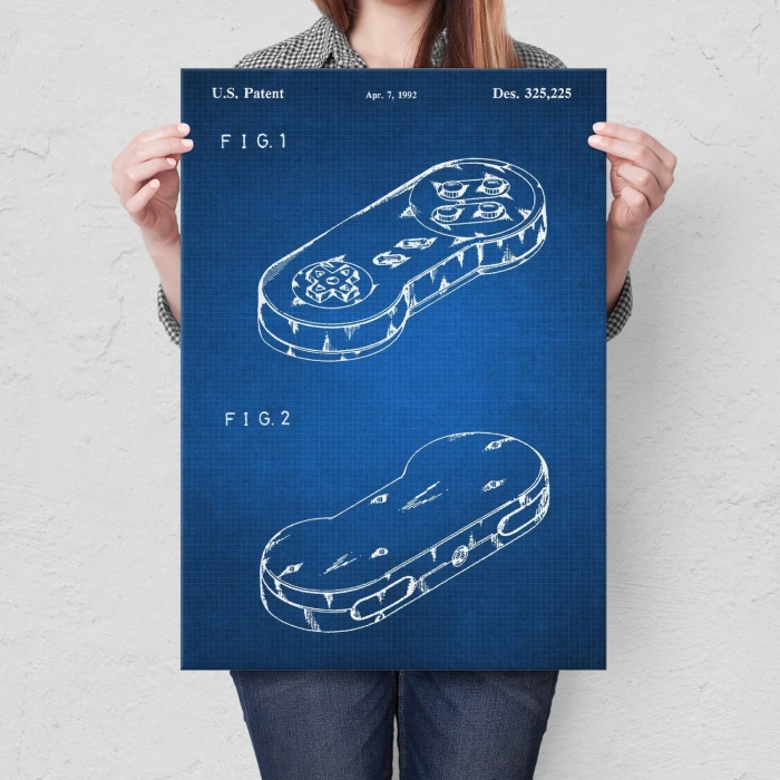 Poster metal Gamepad Tech gift