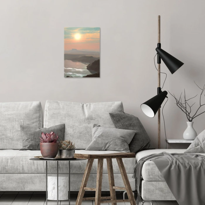 Plakat metalowy lake on Mars Prezent