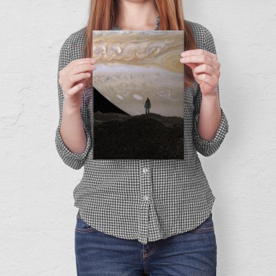 Poster metal big planet gift