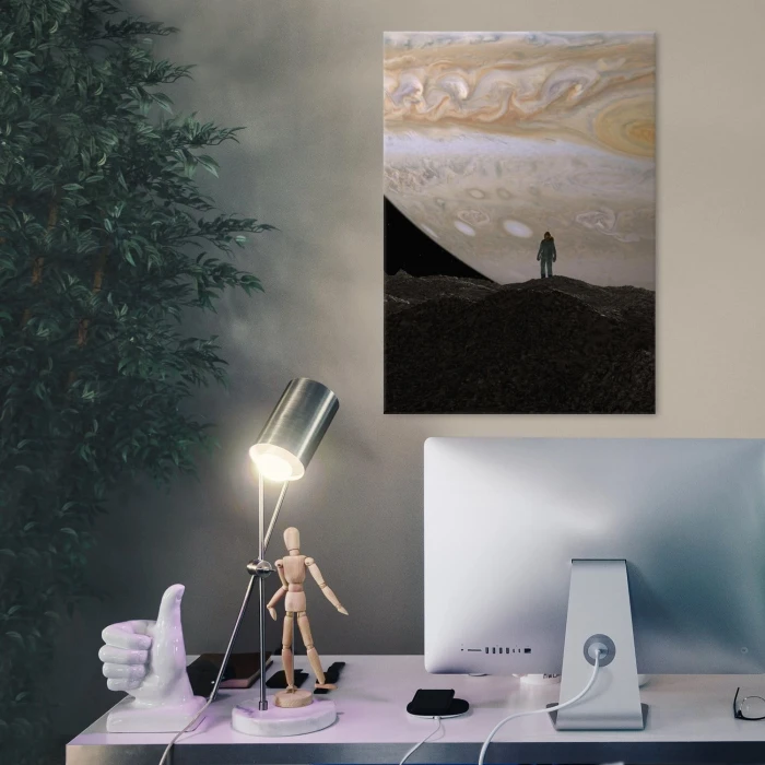 Poster metal big planet gift